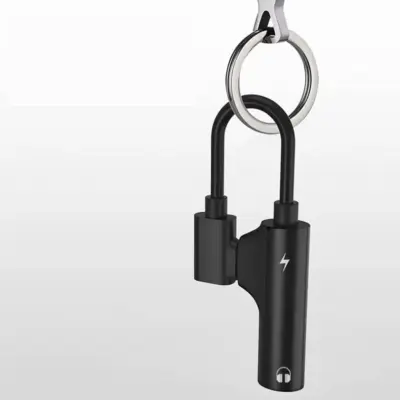 Adaptador USB-C 2 en 1 Tipo C a jack auriculares 3.5mm + carga NEGRO - Imagen 3