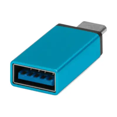 Adaptador USB 3.0 Hembra a Tipo C USB 3.1 Macho OTG AZUL - Imagen 2