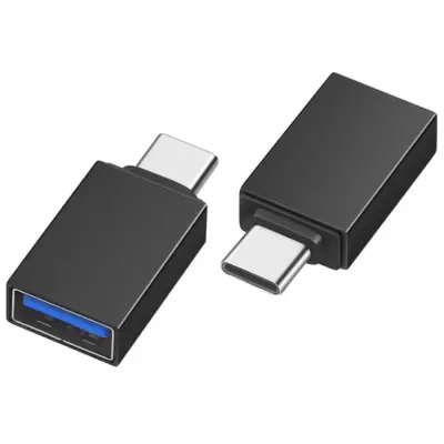 Adaptador USB 3.0 Hembra a Tipo C USB 3.1 Macho OTG NEGRO - Imagen 2