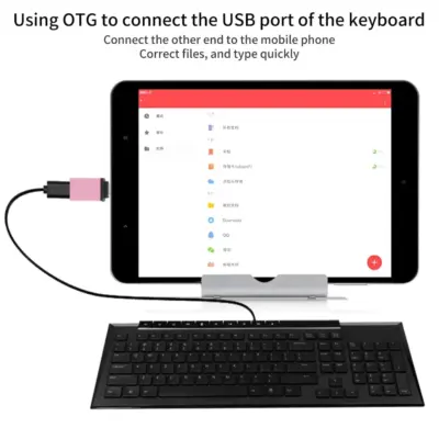 Adaptador USB 3.0 Hembra a Tipo C USB 3.1 Macho OTG ROSA - Imagen 5