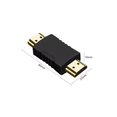 Adaptador recto HDMI TIPO A macho - macho 19 pines - Imagen 3