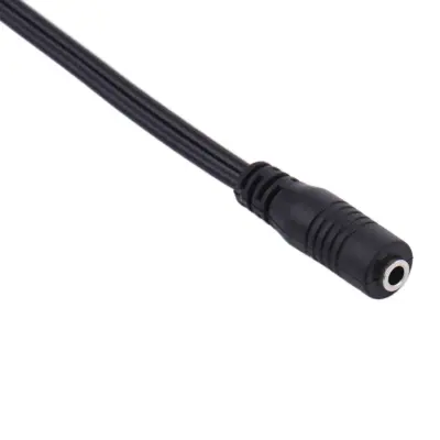 Cable Adaptador de Audio de Jack 3.5mm Hembra a 2 RCA Macho para TV Amplificador 40 cm - Imagen 2