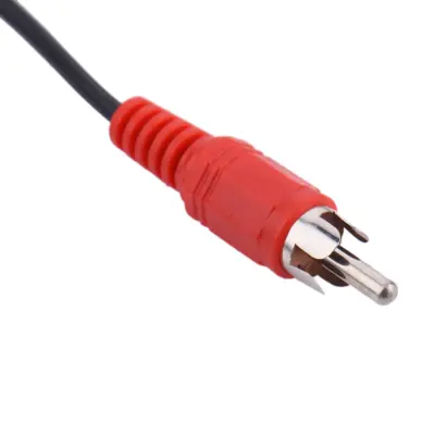 Cable Adaptador de Audio de Jack 3.5mm Hembra a 2 RCA Macho para TV Amplificador 40 cm - Imagen 4