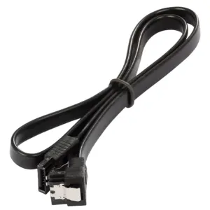 Cable de datos HDD SATA 3.0 6 Gbp/s ACODADO 90º 40 cm NEGRO