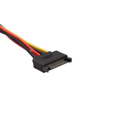 Cable Adaptador Divisor Splitter Alimentación SATA 15 PIN MACHO A DOBLE 2x Hembra 20CM - Imagen 3
