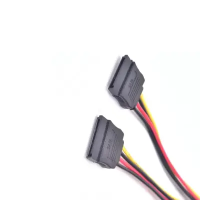 Cable Adaptador Divisor Splitter Alimentación SATA 15 PIN MACHO A DOBLE 2x Hembra 20CM - Imagen 5