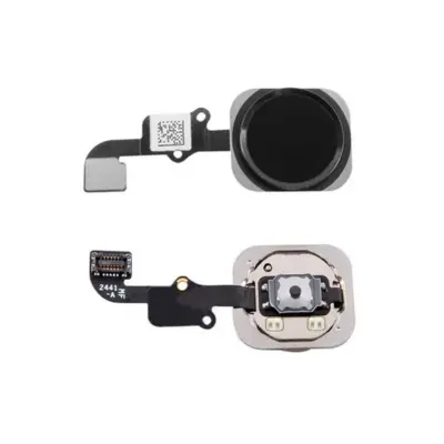 Boton Home iPhone 6 Negro Cable Flex Menu Huella Touch ID Inicio 6G