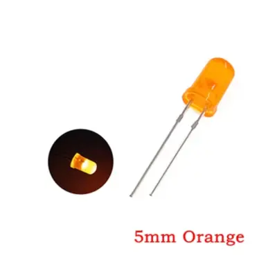 Kit 60 Diodos Leds 5mm Verde Blanco Rojo Azul Amarillo Naranja - Imagen 7