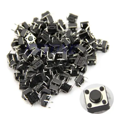 10x Pulsador Mini Pulsador 6x6x5mm Pcb