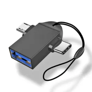 Adaptador OTG USB3.0 a TYPE-C + MicroUSB Android Transmisión de datos REF2008