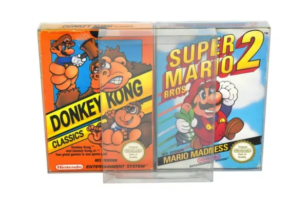 10x Funda protectora juegos con caja Nintendo NES REF2033