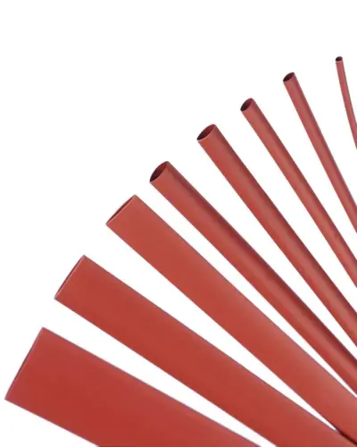 1 METRO FUNDA TERMORETRACTIL ROJO 3 MM