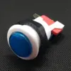 Pulsador arcade azul 33mm exterior 24mm interior recreativa bartop REF2042