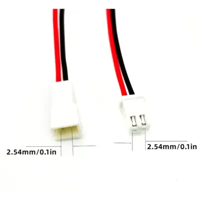 2x Pareja Cable conector XH 2.54mm macho y hembra 2 pin carga de batería JST 20CM 1007-26 AWG REF2067 - Imagen 4