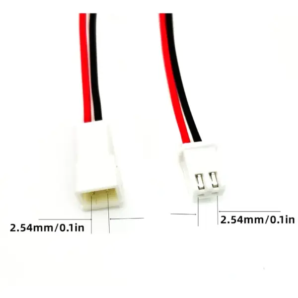 2x Pareja Cable conector XH 2.54mm macho y hembra 2 pin carga de batería JST 20CM 1007-26 AWG REF2067 - Imagen 4