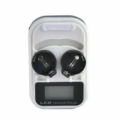 Cargador pilas de boton LCD LIR2032 LIR2025 LIR2016 REF2086