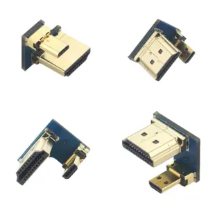 CONECTOR PUENTE HDMI MACHO A MICRO HDMI (TIPO D) MACHO RASPBERRY PI 4 REF2097
