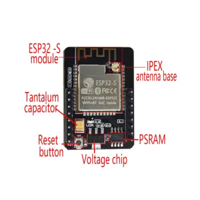 Placa de desarrollo ESP32 CAM con módulo OV2640 módulo WIFI + Bluetooth - Imagen 3