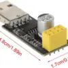 ESP-01 Adaptador programador USB a ESP8266 placa de desarrollo REF2108 - Imagen 3