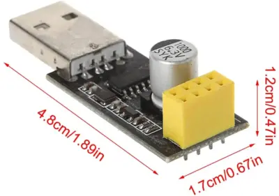 ESP-01 Adaptador programador USB a ESP8266 placa de desarrollo REF2108 - Imagen 3