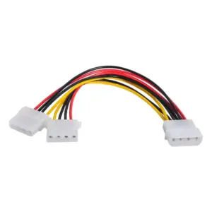 CABLE DUPLICADOR ALIMENTACION IDE A 2 IDE 4 PIN 1 MACHO 2 HEMBRAS REF2116