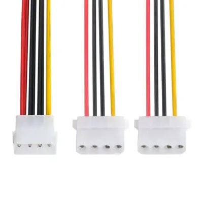 CABLE DUPLICADOR ALIMENTACION IDE A 2 IDE 4 PIN 1 MACHO 2 HEMBRAS REF2116 - Imagen 2