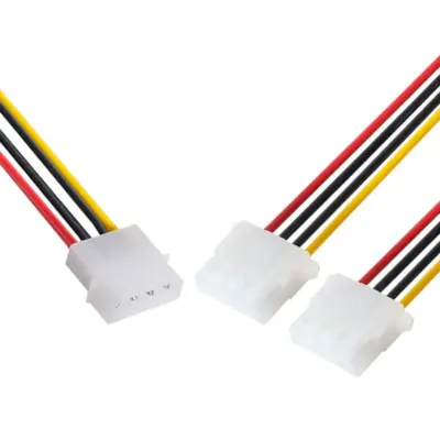 CABLE DUPLICADOR ALIMENTACION IDE A 2 IDE 4 PIN 1 MACHO 2 HEMBRAS REF2116 - Imagen 3