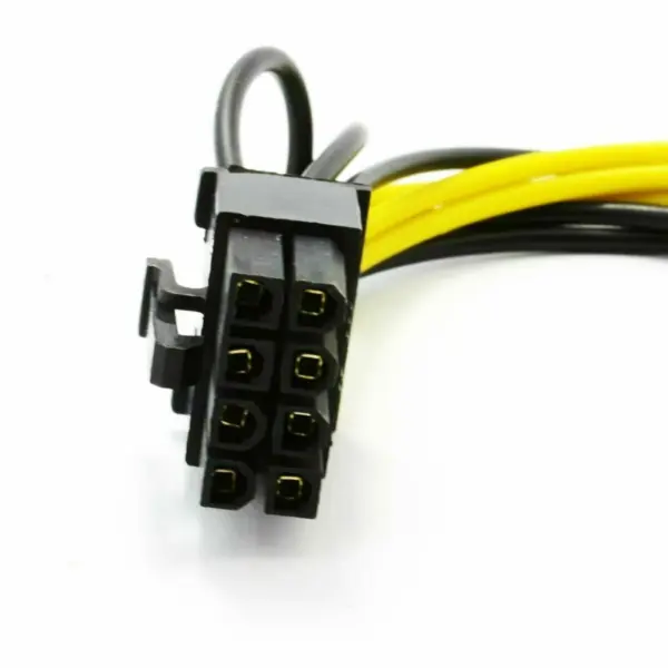 Cable extension alimentacion GPU PCI express 6 pin Hembra a 8 pines Macho REF2120 - Imagen 3