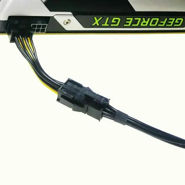Cable extension alimentacion GPU PCI express 6 pin Hembra a 8 pines Macho REF2120 - Imagen 5