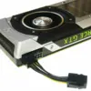 Cable extension alimentacion GPU PCI express 6 pin Hembra a 8 pines Macho REF2120 - Imagen 6