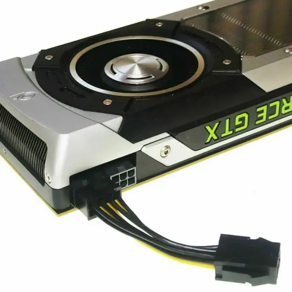 Cable extension alimentacion GPU PCI express 6 pin Hembra a 8 pines Macho REF2120 - Imagen 6