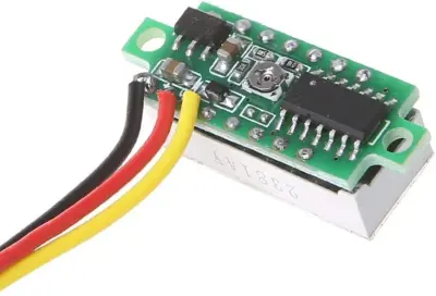 Mini Voltimetro 100v DC 0,36 Pulgadas 3 hilos Amarillo REF2125 - Imagen 4