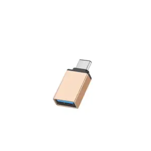Adaptador USB 3.0 Hembra a Tipo C USB 3.1 Macho OTG BRONCE