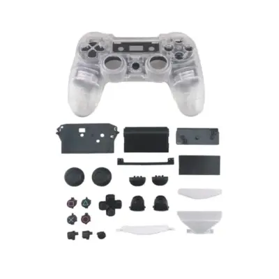 Kit completo carcasa transparente mando PS4
