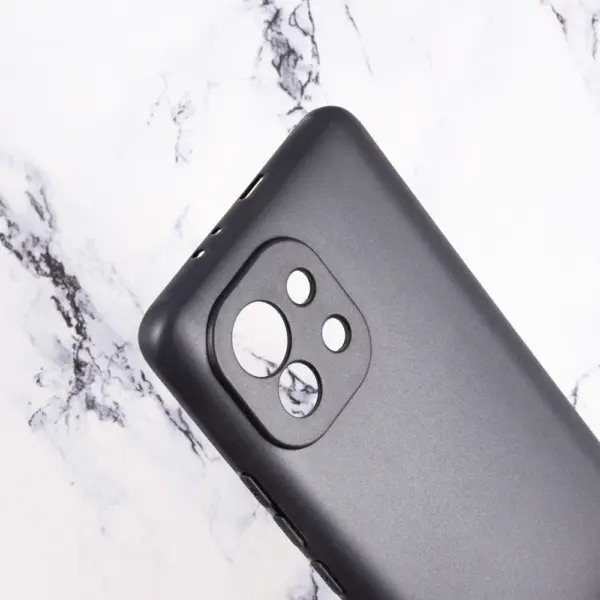 Funda Carcasa Silicona Gel TPU Lisa Para Xiaomi Mi 11 5G 6.81" Negro - Imagen 2