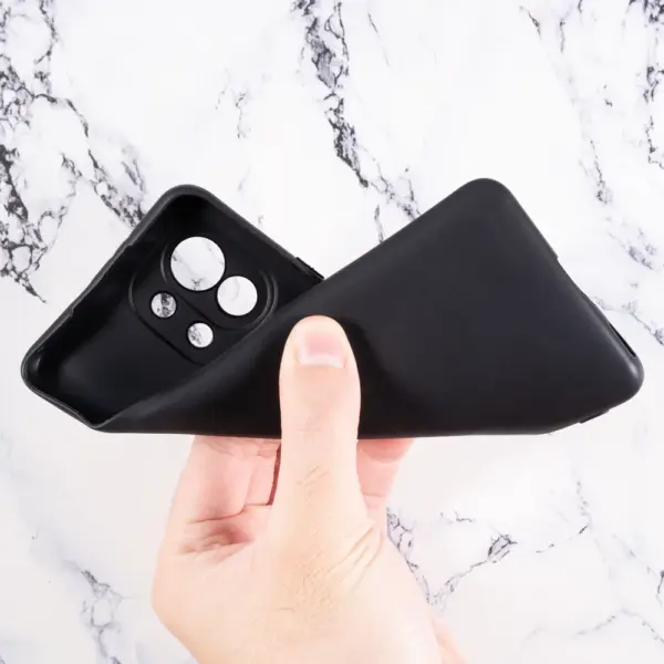 Funda Carcasa Silicona Gel TPU Lisa Para Xiaomi Mi 11 5G 6.81" Negro - Imagen 3