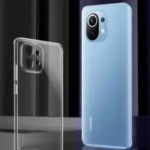 Funda Xiaomi Mi 11 transparente 5G 6.81 Carcasa Silicona Gel TPU Lisa
