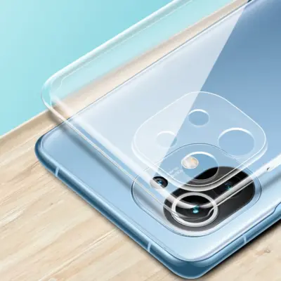 Funda Xiaomi Mi 11 transparente 5G 6.81 Carcasa Silicona Gel TPU Lisa - Imagen 3