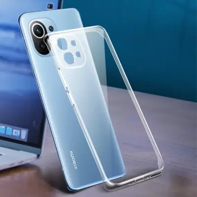 Funda Xiaomi Mi 11 transparente 5G 6.81 Carcasa Silicona Gel TPU Lisa - Imagen 4