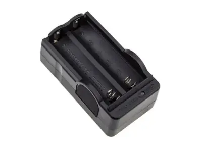 CARGADOR PILAS RECARGABLES Li-ion 2X 18650 3,7 V 4,2 V