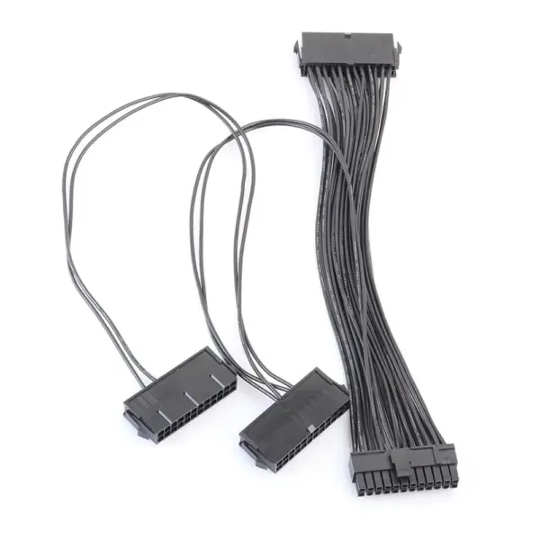 Cable alimentacion 24 pin (20+4) macho a 3x 24 pin hembra mineria REF2236