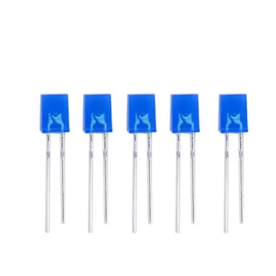 10x Diodos Led Cuadrado 2x5x7 MM AZUL - Imagen 2