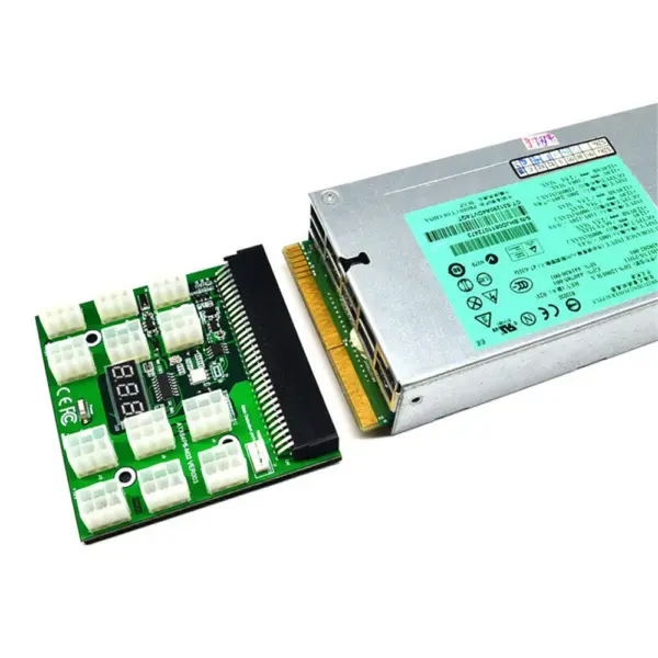 Breakout Adaptador 6Pin Fuente De Alimentación Servidor HP 1200W 750W Minería Gpu PSU add2psu - Imagen 3
