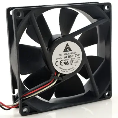 Ventilador 9025 Delta AFB0912VH 0.6A 12V 92x92x25 mm Doble bola REF2249
