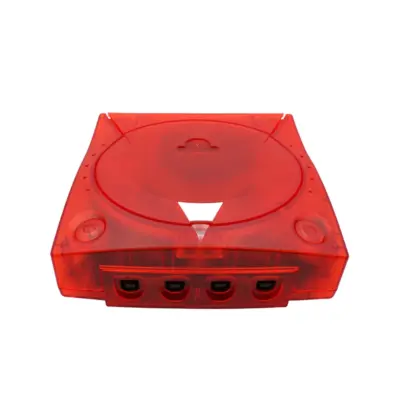 Carcasa translúcida ROJA para Sega Dreamcast
