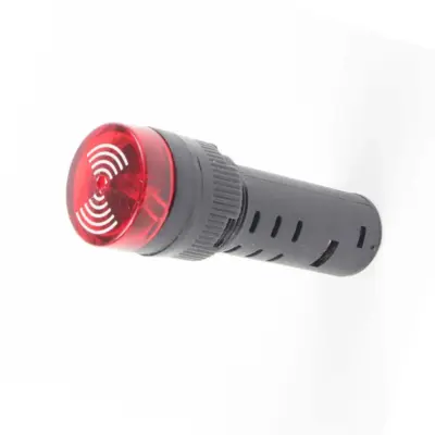 Zumbador activo LED indicador de alarma AD16-16SM 220V