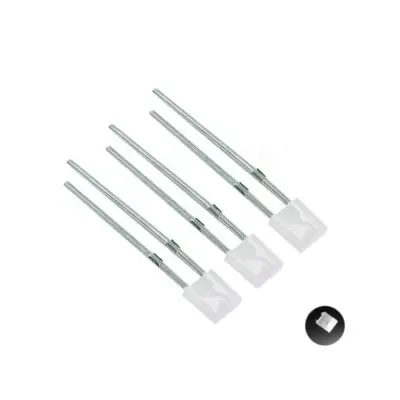 10x Diodos Led Cuadrado 2x5x7 MM BLANCO