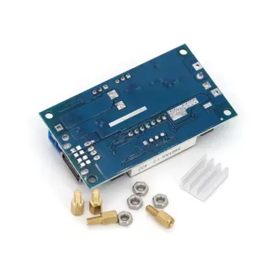 XL4015 Convertidor DC a DC Step-down de 5,5V-36V a 1,25V-32V 5A Digital con Voltímetro, Amperímetro y Salida USB - Imagen 3