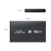 Carcasa para Disco Duro Externo S-ATA 2.5'' USB 3.0 Caja Funda de Cuero SATA HDD - Imagen 2