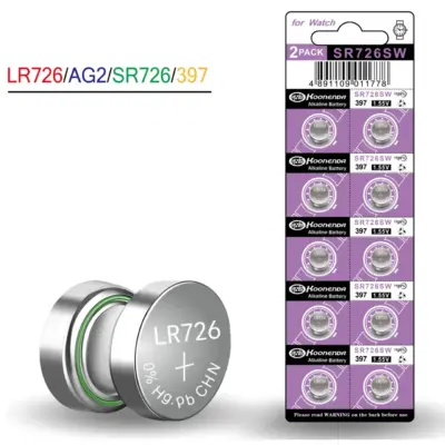10x Pilas BOTON AG2 LR726 397 SR726 1.55V - Imagen 4